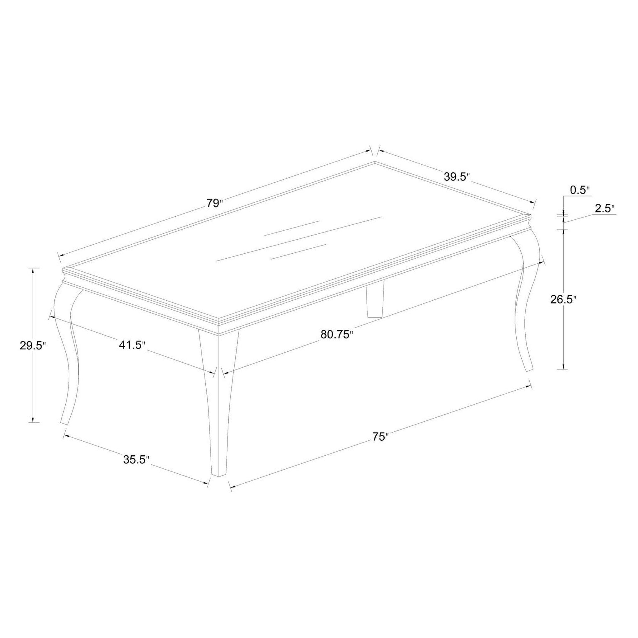 DINING TABLE 5 PC SET 115081-S5G