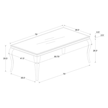 DINING TABLE 5 PC SET 115081-S5G