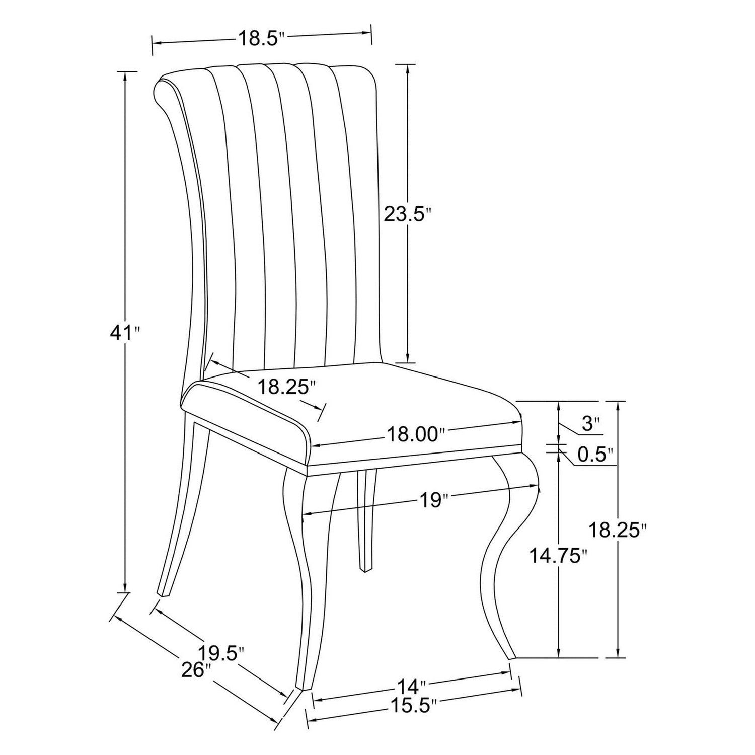 DINING TABLE 5 PC SET 115081-S5G