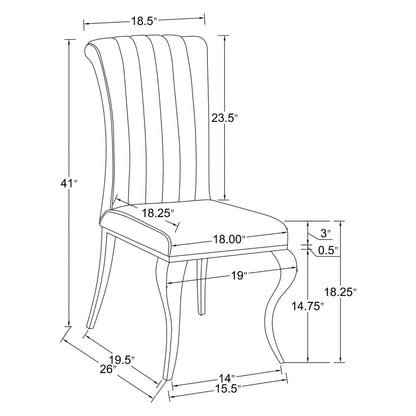 DINING TABLE 5 PC SET 115081-S5G