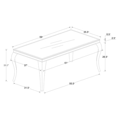 DINING TABLE 5 PC SET 115091-S5T