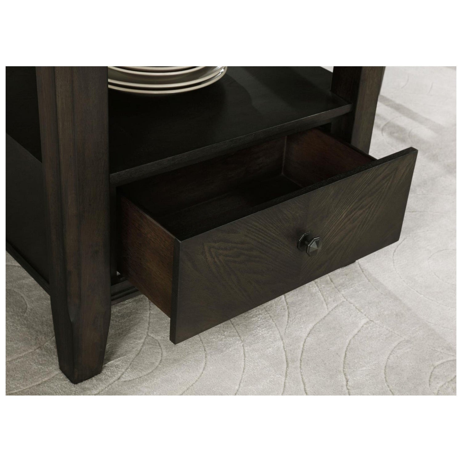 Twyla 5-piece Dining Set Dark Cocoa 115101-S5