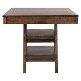 Dewey 5-piece Rectangular Dining Set Brown and Walnut 115208-S5
