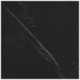 Smith Rectangle Ceramic Top Dining Table Black and Gunmetal 115231