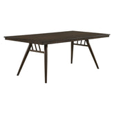 Wes Rectangular Dining Table Dark Walnut 115271