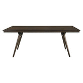 Wes Rectangular Dining Table Dark Walnut 115271