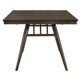 Wes Rectangular Dining Table Dark Walnut 115271