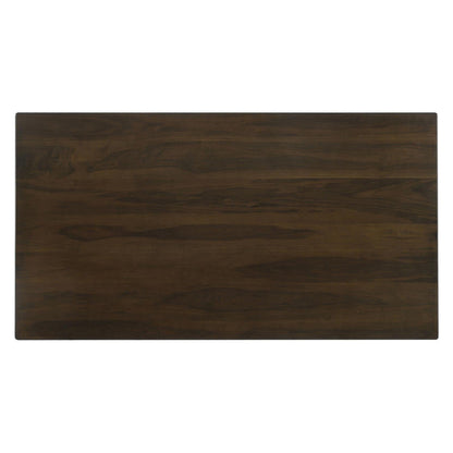Wes Rectangular Dining Table Dark Walnut 115271