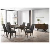 Wes Rectangular Dining Table Dark Walnut 115271
