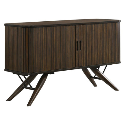 Wes 2-door Rectangular Server Dark Walnut 115275