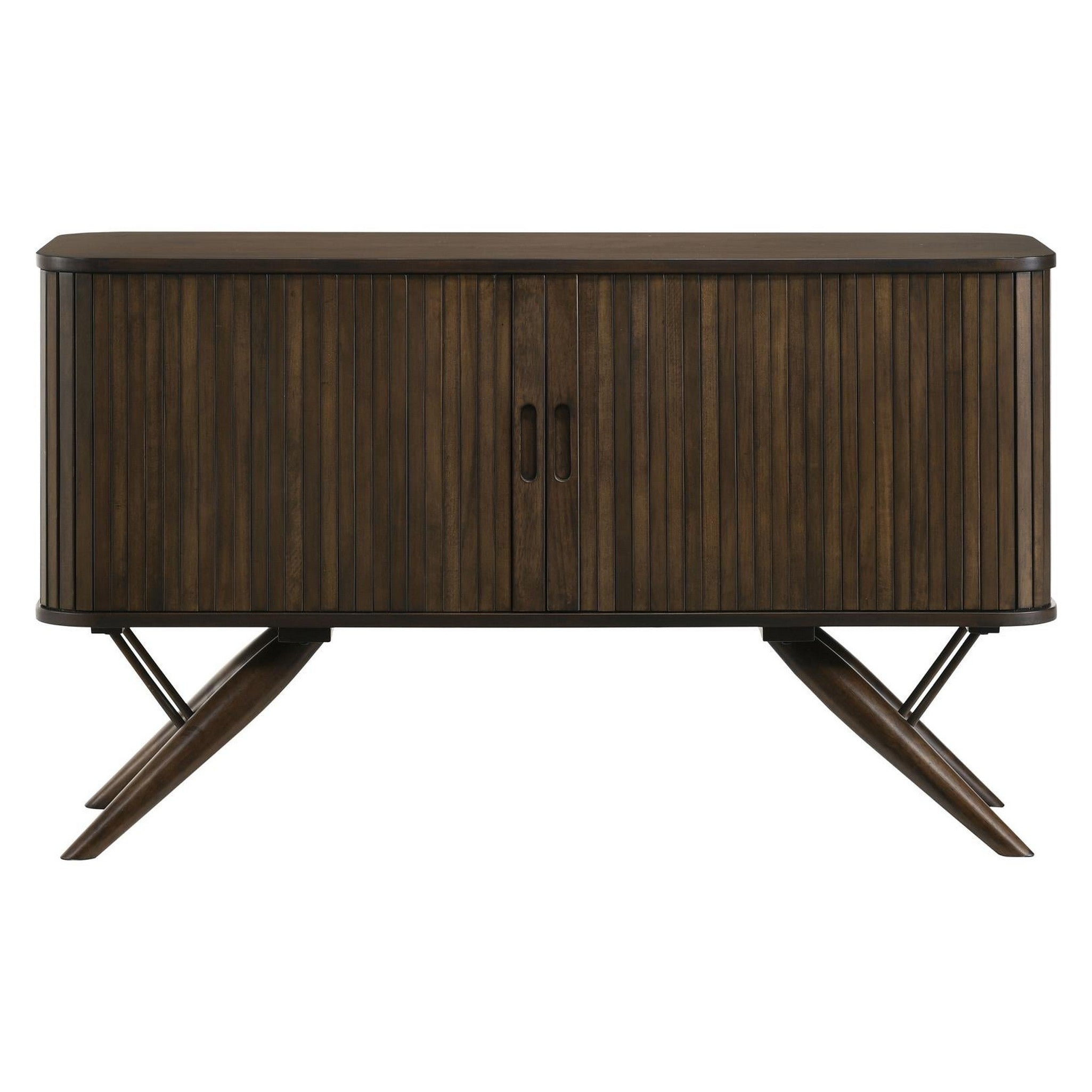 Wes 2-door Rectangular Server Dark Walnut 115275