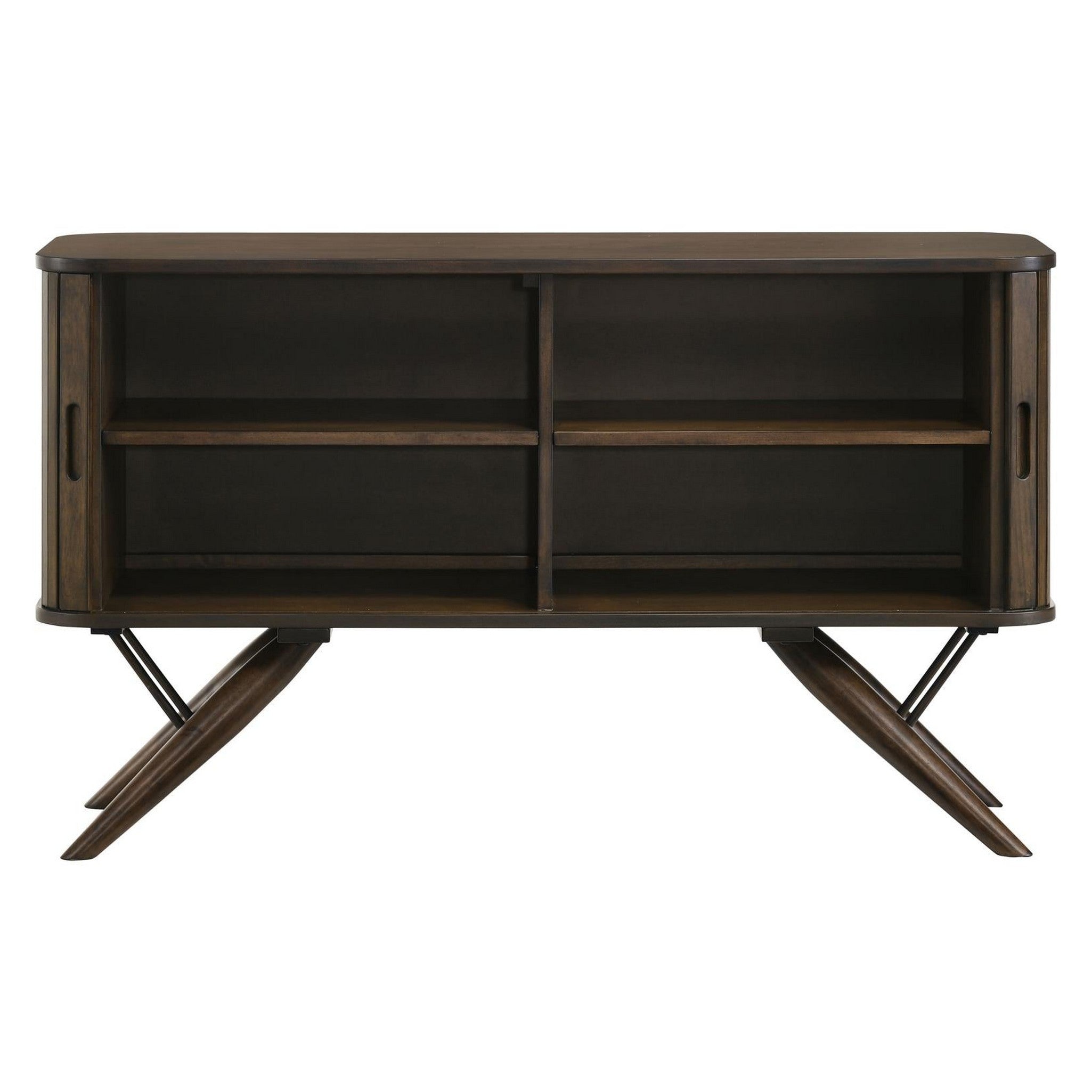 Wes 2-door Rectangular Server Dark Walnut 115275