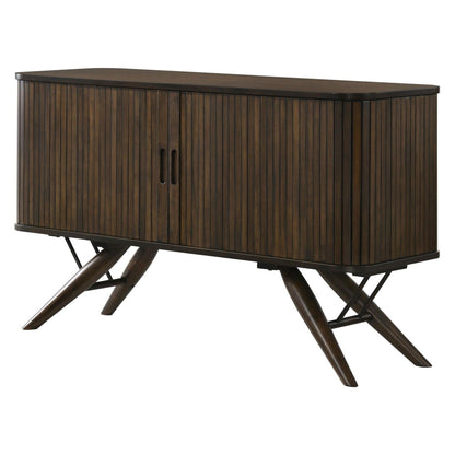 Wes 2-door Rectangular Server Dark Walnut 115275