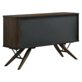 Wes 2-door Rectangular Server Dark Walnut 115275