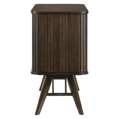 Wes 2-door Rectangular Server Dark Walnut 115275