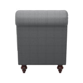 CHAISE, DARK GRAY 100% POLYESTER 1162GY-5