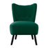ACCENT CHAIR, GREEN VELVET 1166GR-1