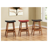 COUNTER HEIGHT STOOL, DARK BROWN 1188DB-24