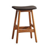 COUNTER HEIGHT STOOL, DARK BROWN 1188DB-24