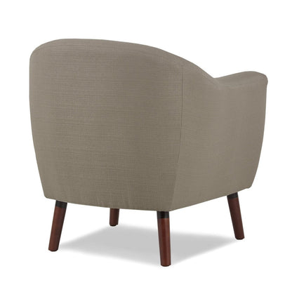 ACCENT CHAIR, BEIGE 100% POLYESTER 1192BE
