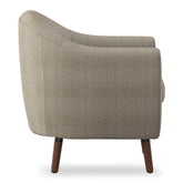 ACCENT CHAIR, BEIGE 100% POLYESTER 1192BE