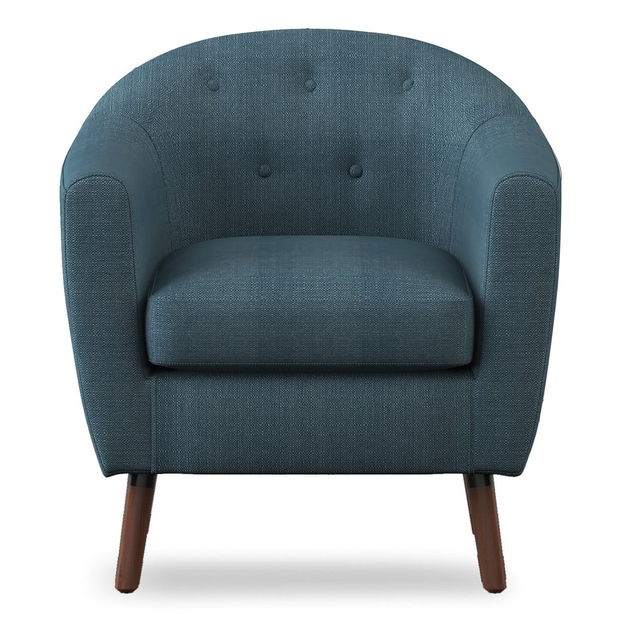 ACCENT CHAIR, BLUE 100% POLYESTER 1192BL