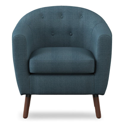 ACCENT CHAIR, BLUE 100% POLYESTER 1192BL