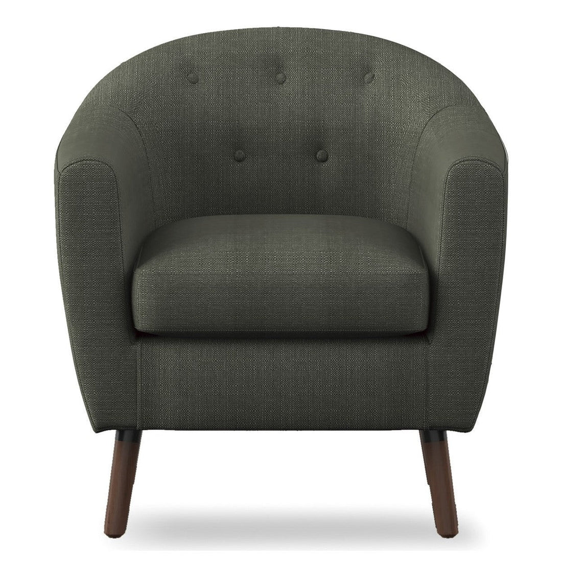 ACCENT CHAIR, GRAY 100% POLYESTER 1192GY