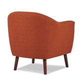 ACCENT CHAIR, ORANGE 100% POLYESTER 1192RN
