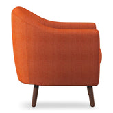 ACCENT CHAIR, ORANGE 100% POLYESTER 1192RN