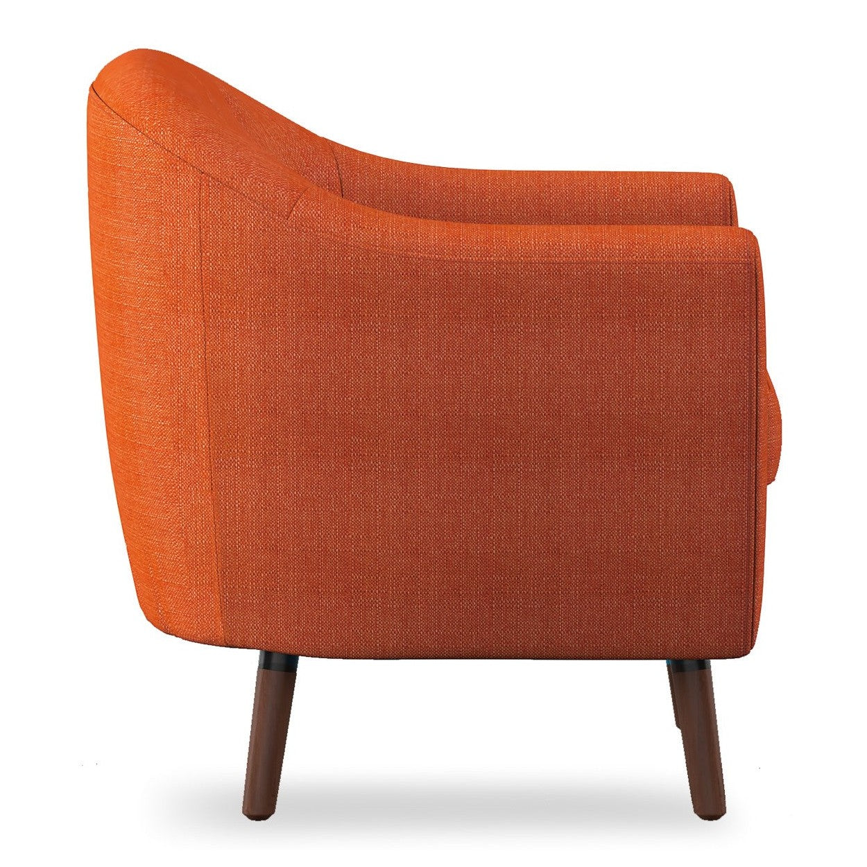 ACCENT CHAIR, ORANGE 100% POLYESTER 1192RN