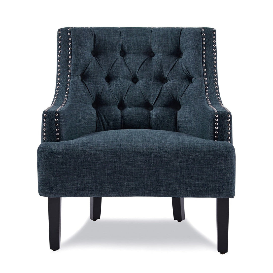 ACCENT CHAIR, INDIGO 100% POLYESTER 1194IN