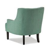 ACCENT CHAIR, TEAL 100% POLYESTER 1194TL