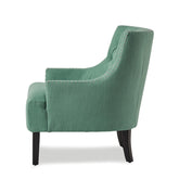 ACCENT CHAIR, TEAL 100% POLYESTER 1194TL