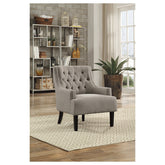 ACCENT CHAIR, TAUPE 100% POLYESTER 1194TP