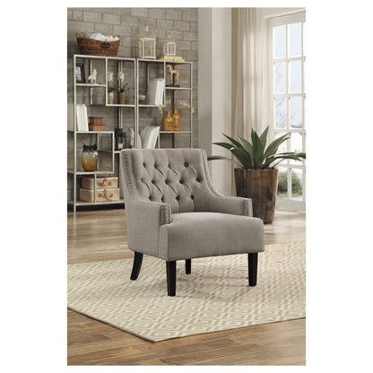 ACCENT CHAIR, TAUPE 100% POLYESTER 1194TP
