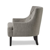 ACCENT CHAIR, TAUPE 100% POLYESTER 1194TP