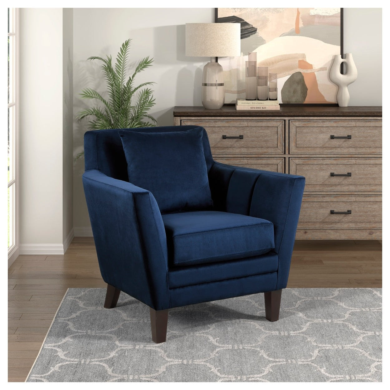 Accent Chair 1209BUE-1