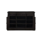 Phelps 2-door Rectangular Server Antique Noir 121235