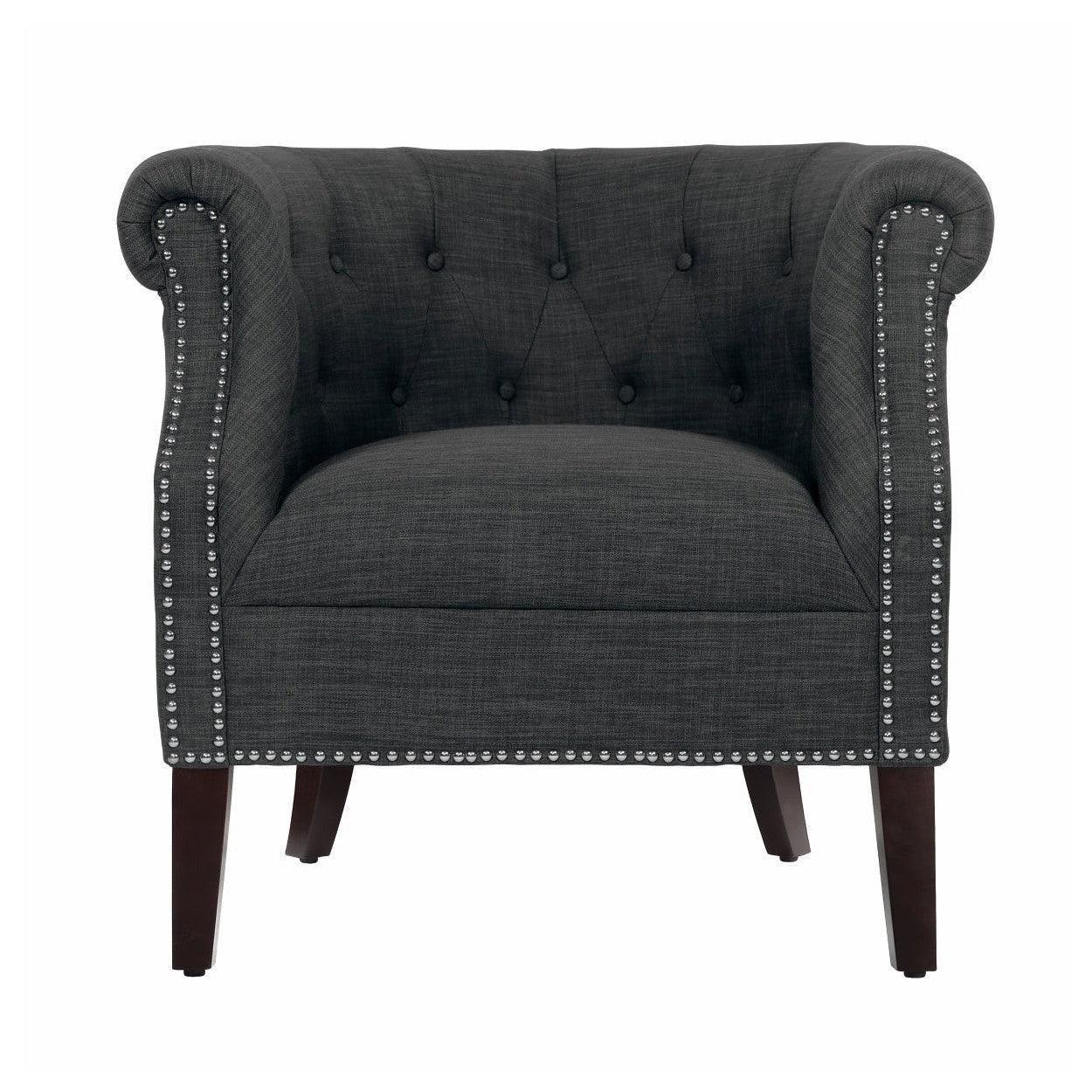 ACCENT CHAIR, GRAY 1220F1S