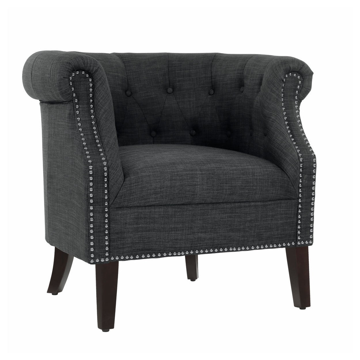 ACCENT CHAIR, GRAY 1220F1S