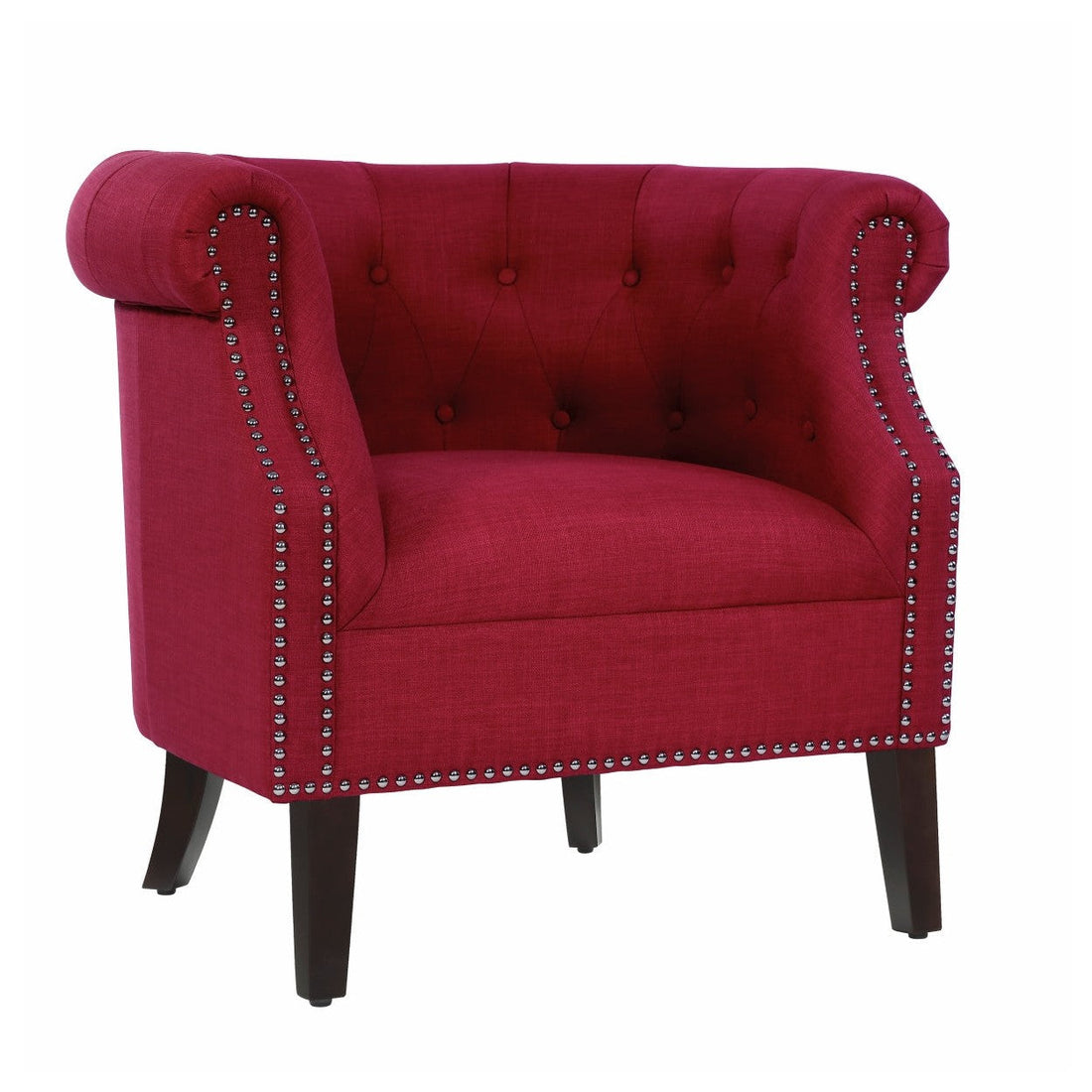 ACCENT CHAIR, RED 1220F2S