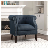 ACCENT CHAIR, INDIGO 1220F4S