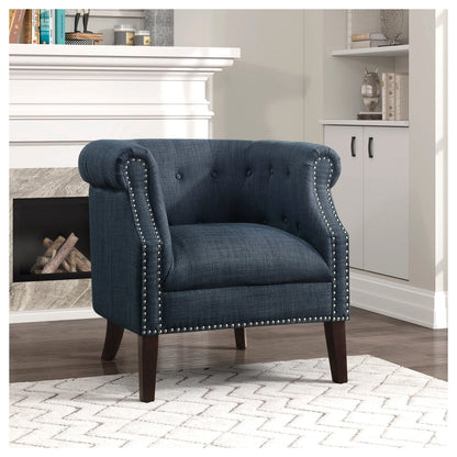 ACCENT CHAIR, INDIGO 1220F4S
