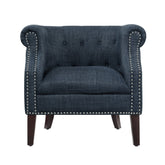 ACCENT CHAIR, INDIGO 1220F4S