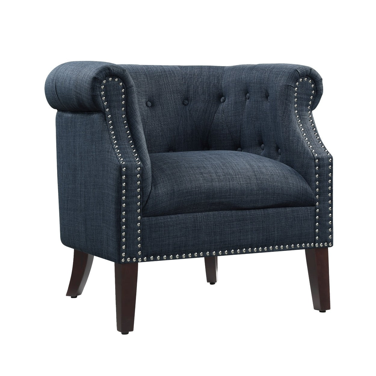 ACCENT CHAIR, INDIGO 1220F4S