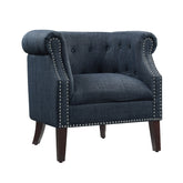 ACCENT CHAIR, INDIGO 1220F4S