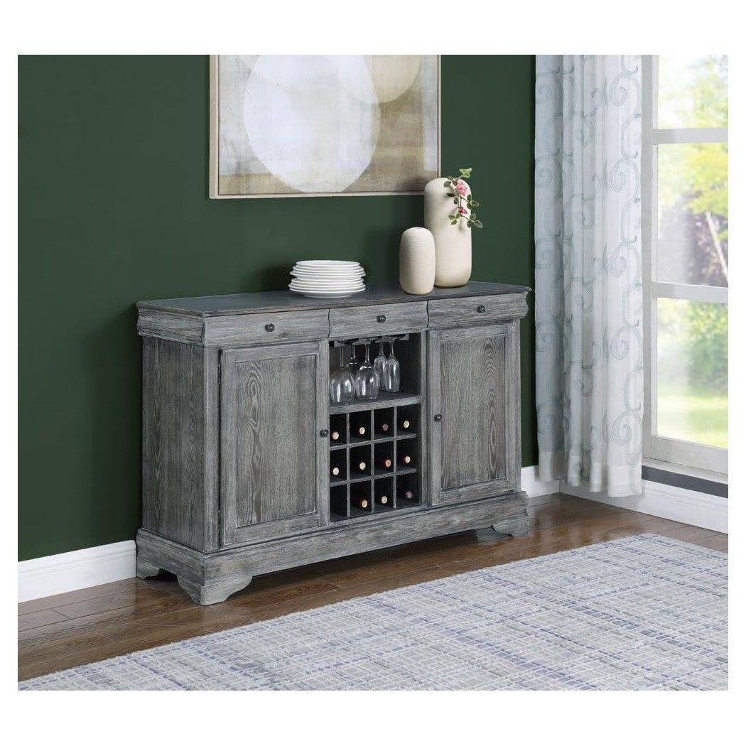 Darcy 2-door Server Weathered Ash 123095