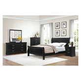 (2) CAL KING BED, BLACK 2147KBK-1CK*