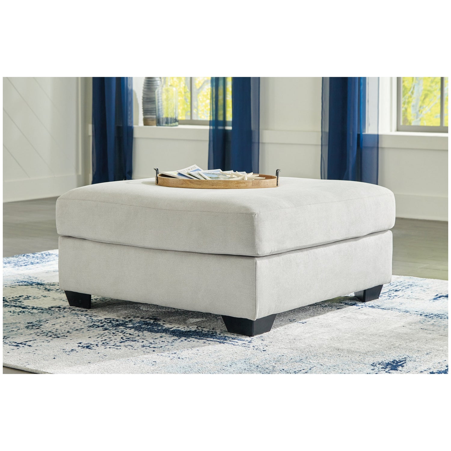 Lowder Oversized Accent Ottoman Ash-1361108